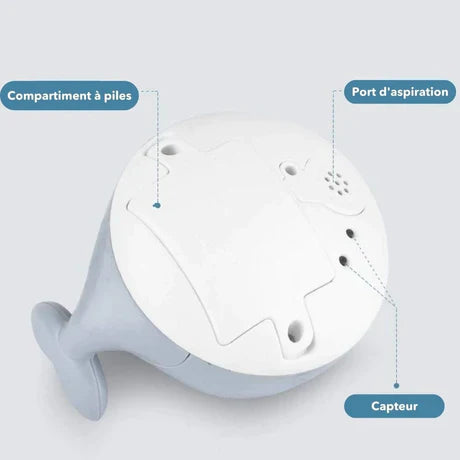 Jouet de Bain Bébé Baleine Multicolore Éveil Sensoriel LED AQUAWHALE – TrioNest™