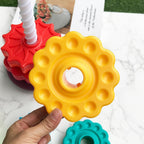 Rainbow Spinning Wheel Stacking Toy