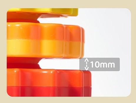 Rainbow Spinning Wheel Stacking Toy