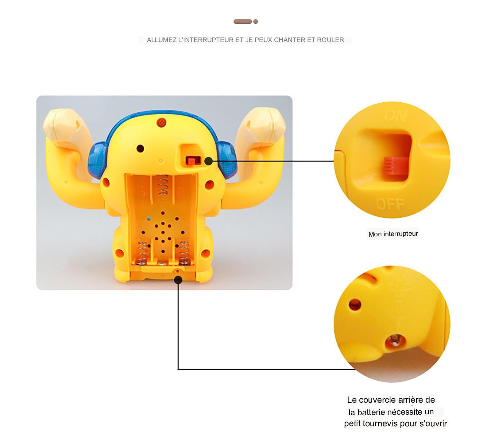 Pack Jungle Musicale Singe Culbuteur + Éléphant Cache-Cache + RAYONNETTE – TrioNest™
