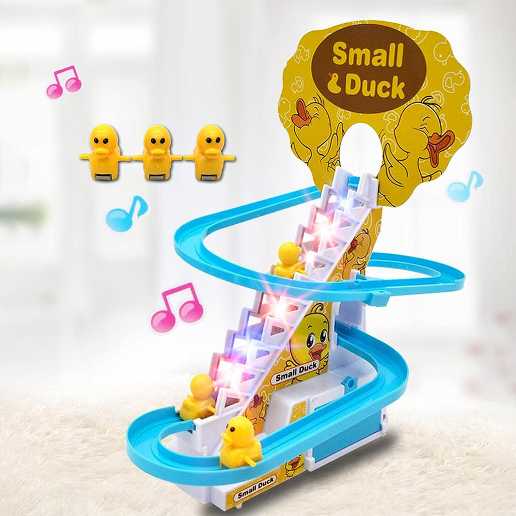 Jouet Musical d'Escalade de Canard – LED, ABS Non Toxique, 25,5 cm, Dès 1 An | TrioNest™