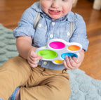 Jouet Sensoriel à Bulles de Poussée Montessori – 5 Bulles Silicone, Motricité Fine | TrioNest™