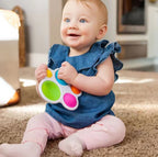Jouet Sensoriel à Bulles de Poussée Montessori – 5 Bulles Silicone, Motricité Fine | TrioNest™