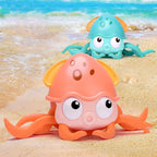 Jouet Pieuvre Rampante Octobot – LED, Sons, Bain & Sol, 8 Tentacules | TrioNest™