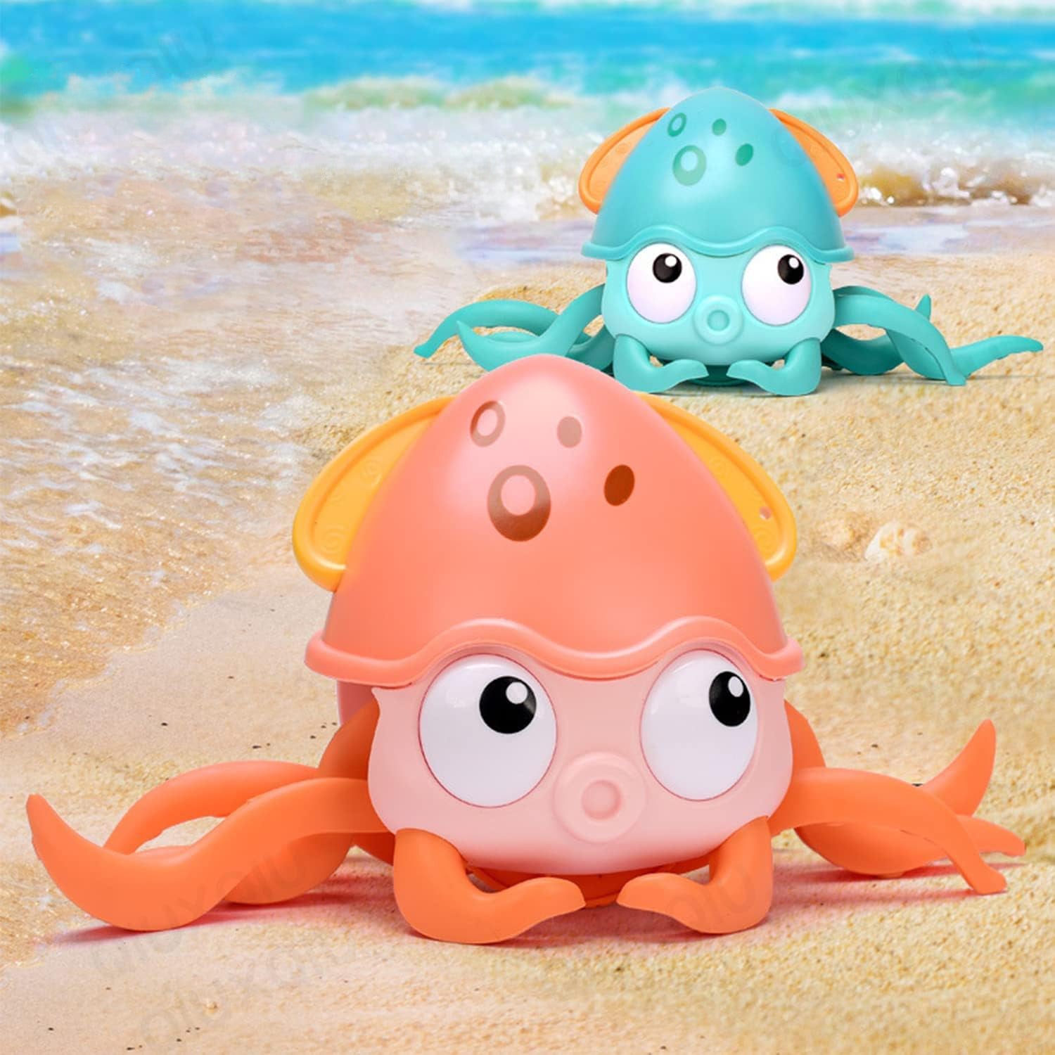 Jouet Pieuvre Rampante Octobot – LED, Sons, Bain & Sol, 8 Tentacules | TrioNest™