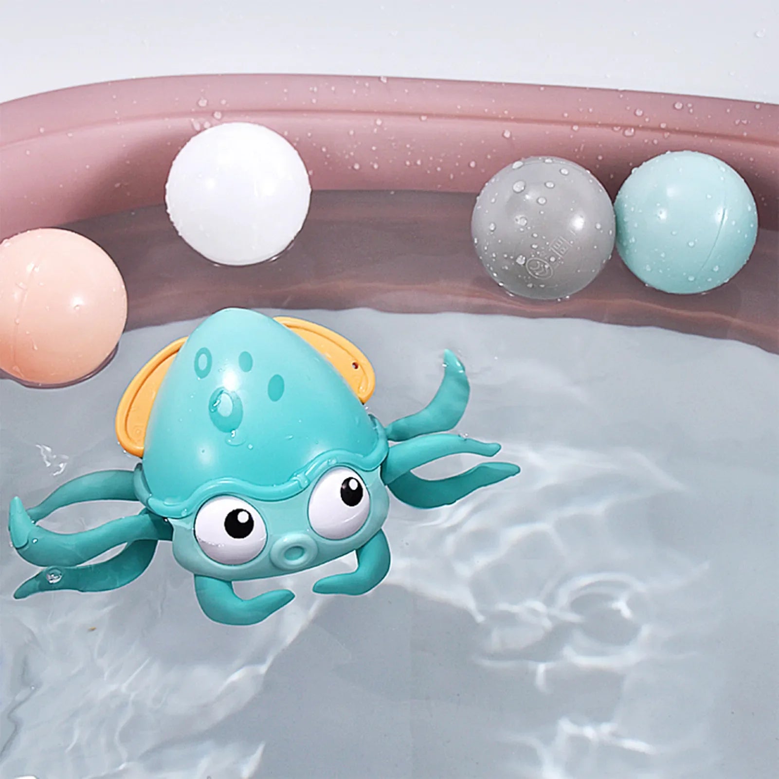 Jouet Pieuvre Rampante Octobot – LED, Sons, Bain & Sol, 8 Tentacules | TrioNest™