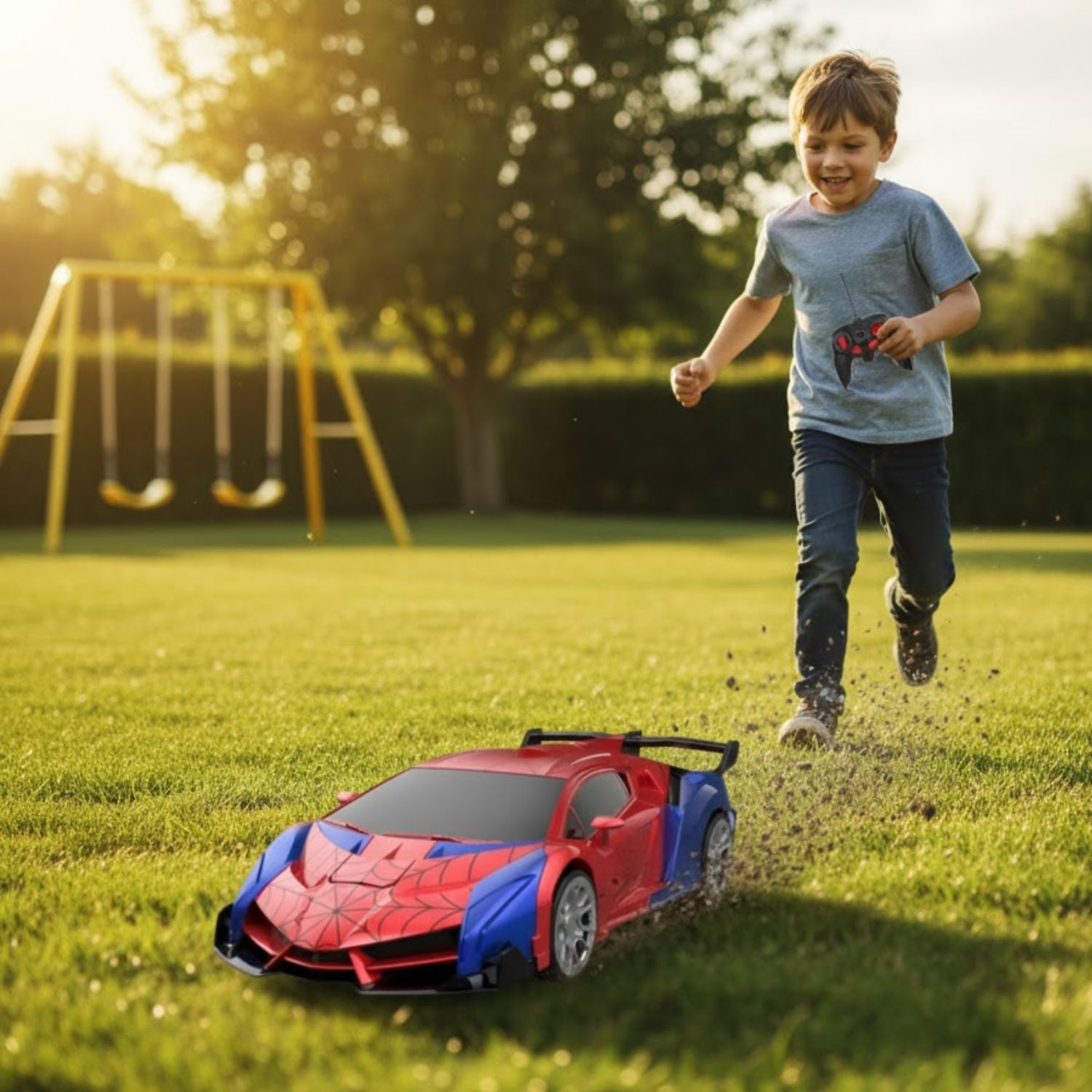 2-in-1 Roboter-Auto, transformierbar, 2,4 GHz Fernsteuerung, 60 Min. Akkulaufzeit, 360° Rotation SHIFTBOT – TrioNest™