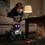 Robot Chien Intelligent 8 Roues Bras Articulés LED 90min Rechargeable USB SMARTDOGGO – TrioNest™