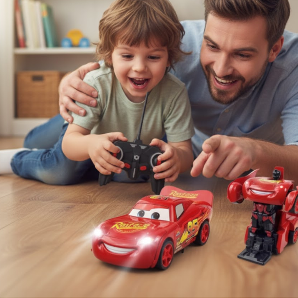 2-in-1 Roboter-Spielzeugauto mit Fernsteuerung | SpeedTransform