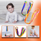 Jouet Anneau À Rubans Multicolore Montessori – Hêtre Non Traité, Éveil Sensoriel, Dentition, +6 Mois | RainbowRing by TrioNest™