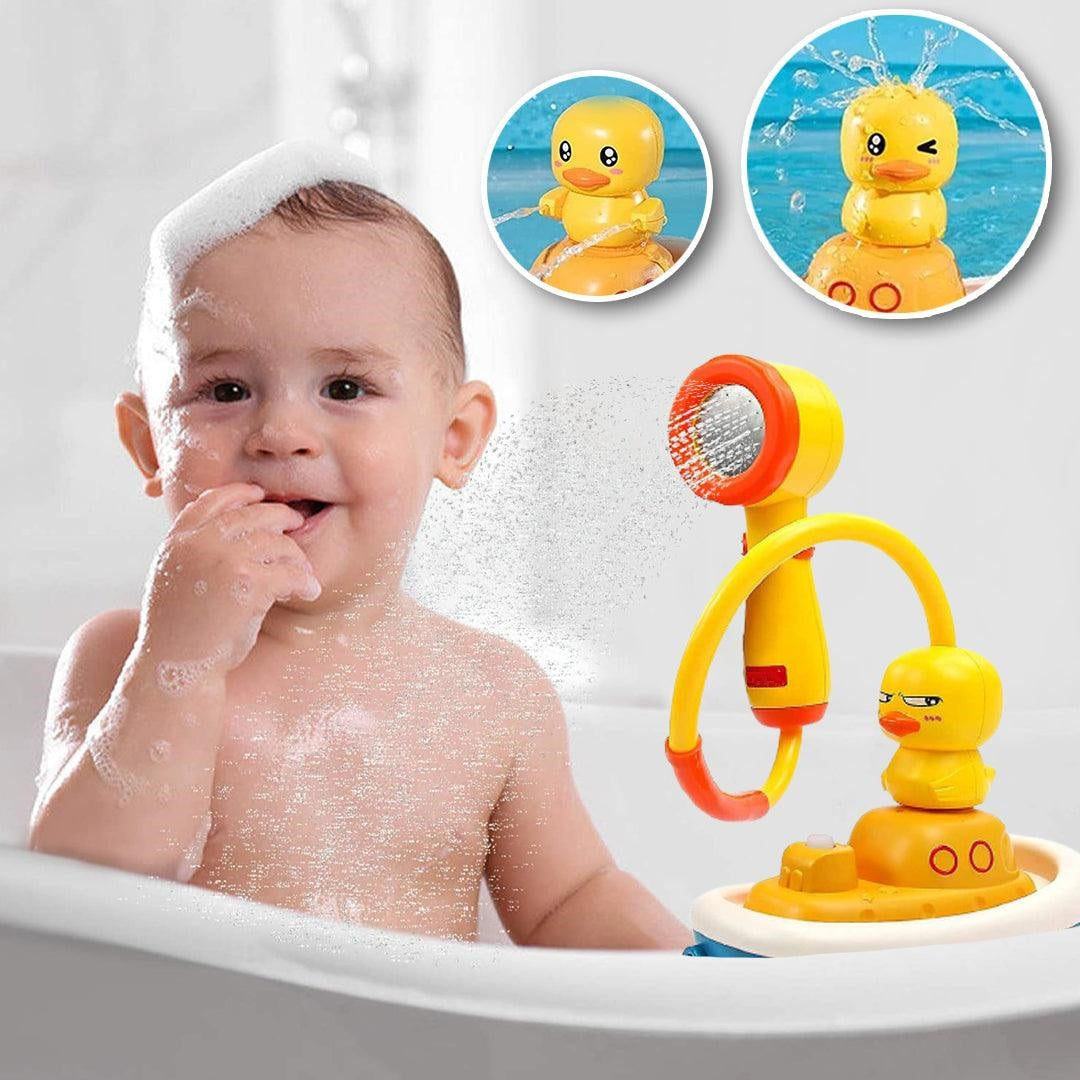 Jouet Canard de Bain pour Enfants TrioNest™ AQUADUCK™ | Jets d’Eau, Ventouses, ABS Sécurisé | Dès 12 Mois