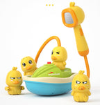 Jouet Canard de Bain pour Enfants TrioNest™ AQUADUCK™ | Jets d’Eau, Ventouses, ABS Sécurisé | Dès 12 Mois