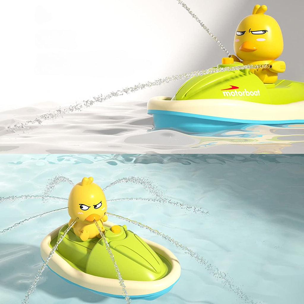 Jouet Canard de Bain pour Enfants TrioNest™ AQUADUCK™ | Jets d’Eau, Ventouses, ABS Sécurisé | Dès 12 Mois