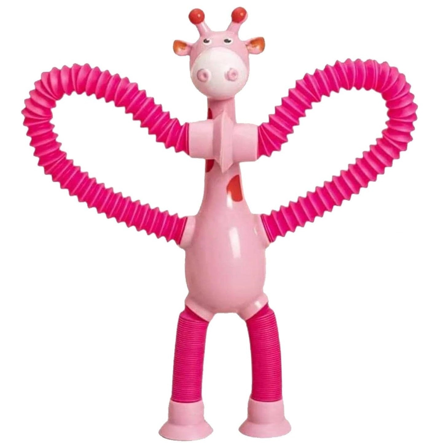 Girafe Télescopique à Ventouse – Jambes Flexibles, 4 Couleurs, Anti-Stress | TrioNest™