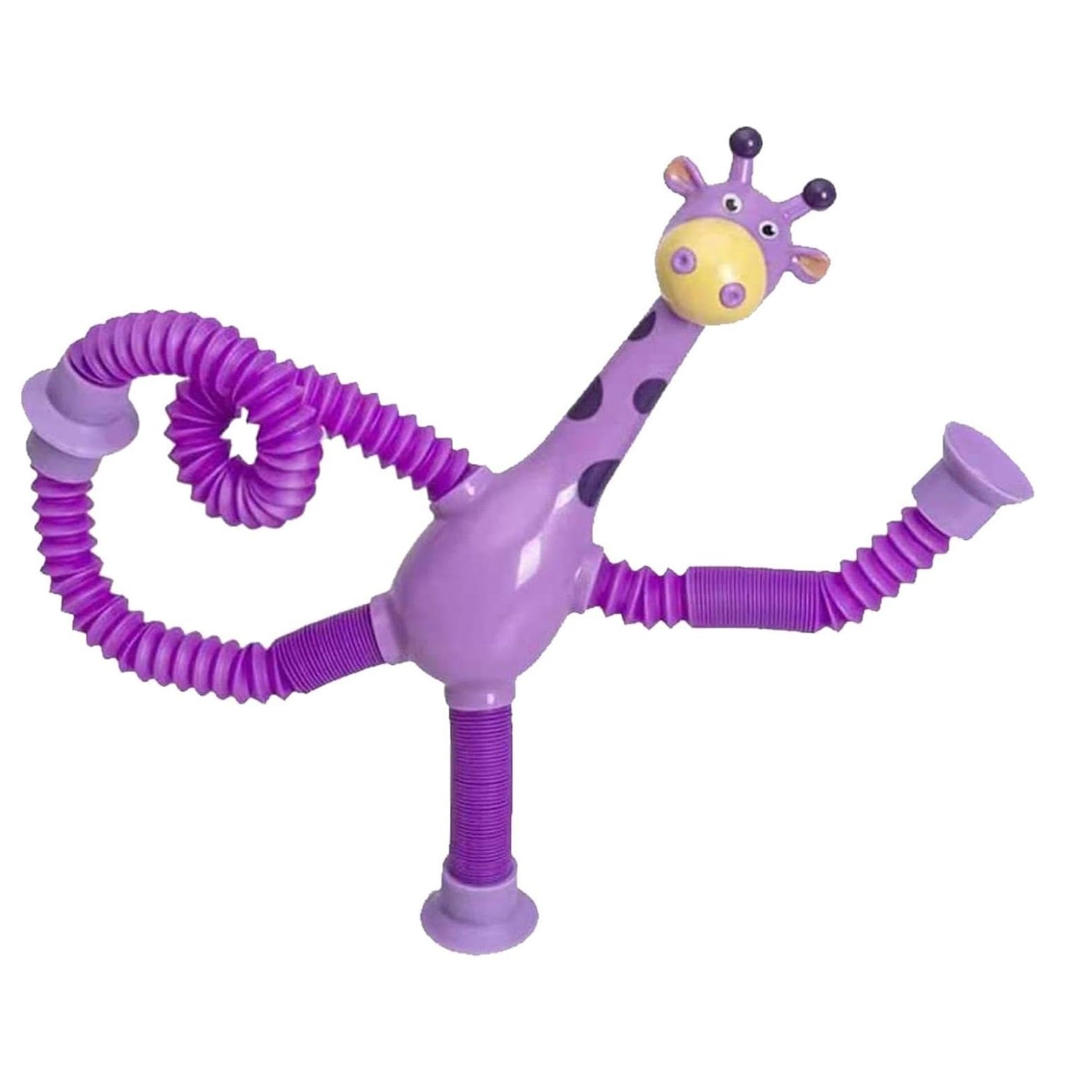 Girafe Télescopique à Ventouse – Jambes Flexibles, 4 Couleurs, Anti-Stress | TrioNest™
