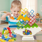 Jouet Puzzle Tour Tetris Enfants – 100% ABS, Équilibre, Motricité Fine, Logique & Travail d'Équipe | TetrisTower by TrioNest™