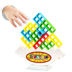 Jouet Puzzle Tour Tetris Enfants – 100% ABS, Équilibre, Motricité Fine, Logique & Travail d'Équipe | TetrisTower by TrioNest™