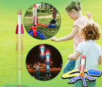 Lanceur de Fusée à Air pour Enfants – 30 Mètres, 3 Fusées Mousse, Dès 3 Ans | TrioNest™