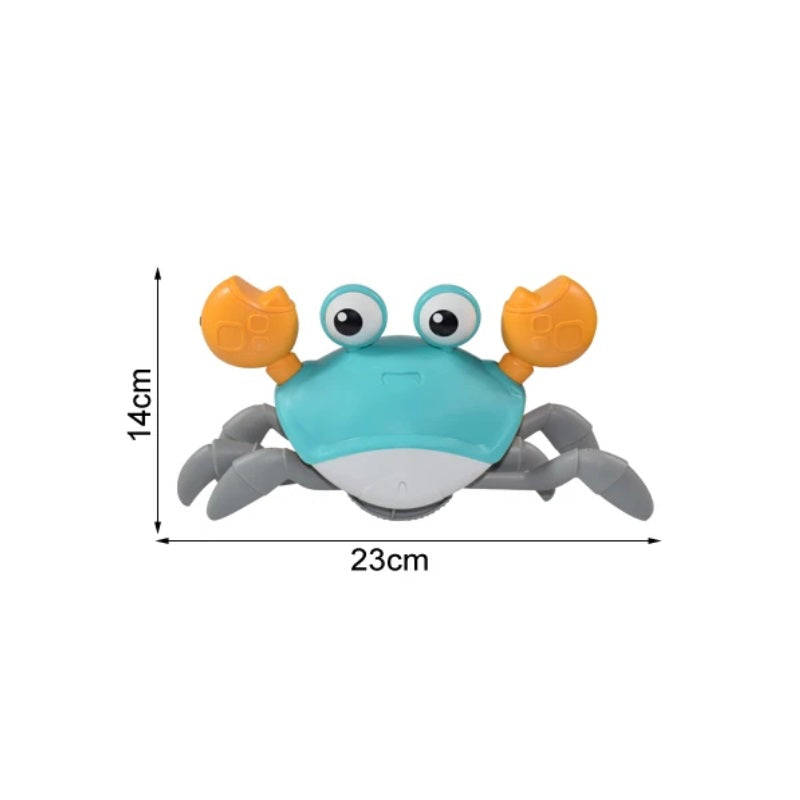 Le Crabe Rampant Crabot – Capteurs Obstacles, LED, Musical, ABS, Rechargeable USB | TrioNest™