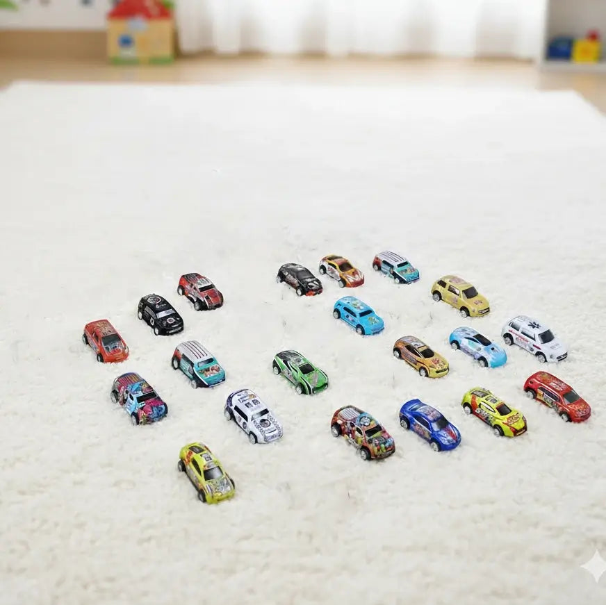 Lot de Voitures pour Enfants – Alliage Aluminium, Motricité, Unisexe, Dès 3 Ans | TrioNest™