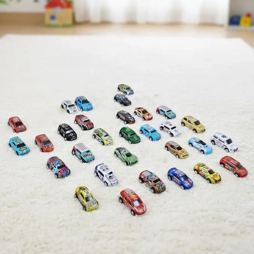 Lot de Voitures pour Enfants – Alliage Aluminium, Motricité, Unisexe, Dès 3 Ans | TrioNest™
