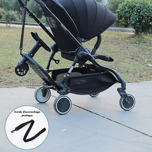 Marche Pied Poussette Enfant 25kg Siège Intégré PP Solide 2-7 Ans 3 Coloris – TrioNest™