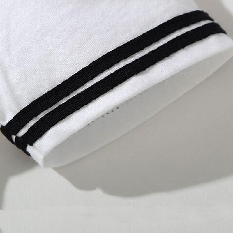Marinère Bébé 100% Coton Motif Ancre Chapeau Assorti Boutons-Pression – TrioNest™