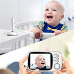 Moniteur Vidéo Bébé Vision Nocturne VOX Interphone Température Berceuses – TrioNest™