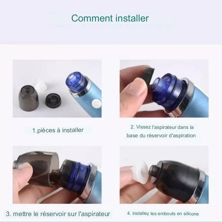 Mouche Bébé Électrique – 5 Niveaux d'Aspiration, Silicone FDA, Silencieux, 0-6 Ans, Compact 20cm | TrioNest™