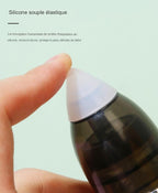 Mouche Bébé Électrique – 5 Niveaux d'Aspiration, Silicone FDA, Silencieux, 0-6 Ans, Compact 20cm | TrioNest™