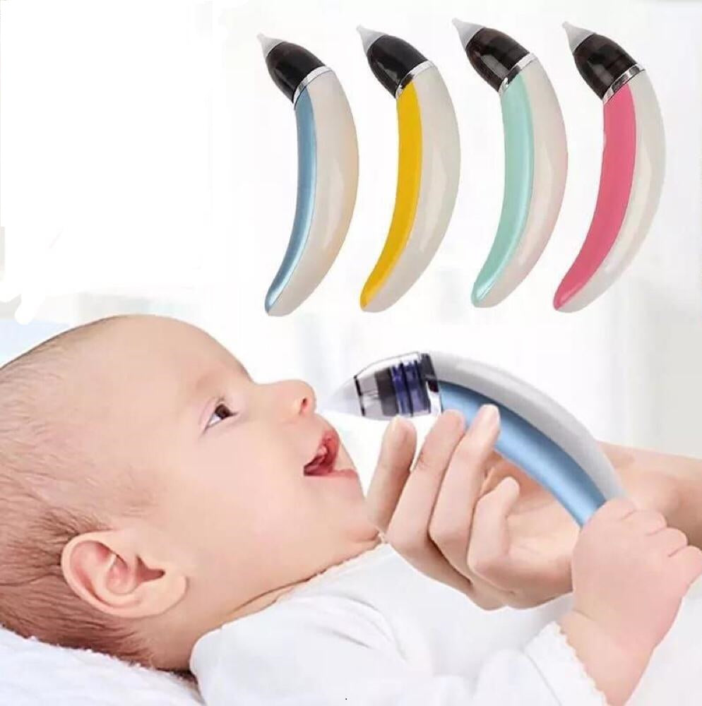 Mouche Bébé Électrique – 5 Niveaux d'Aspiration, Silicone FDA, Silencieux, 0-6 Ans, Compact 20cm | TrioNest™
