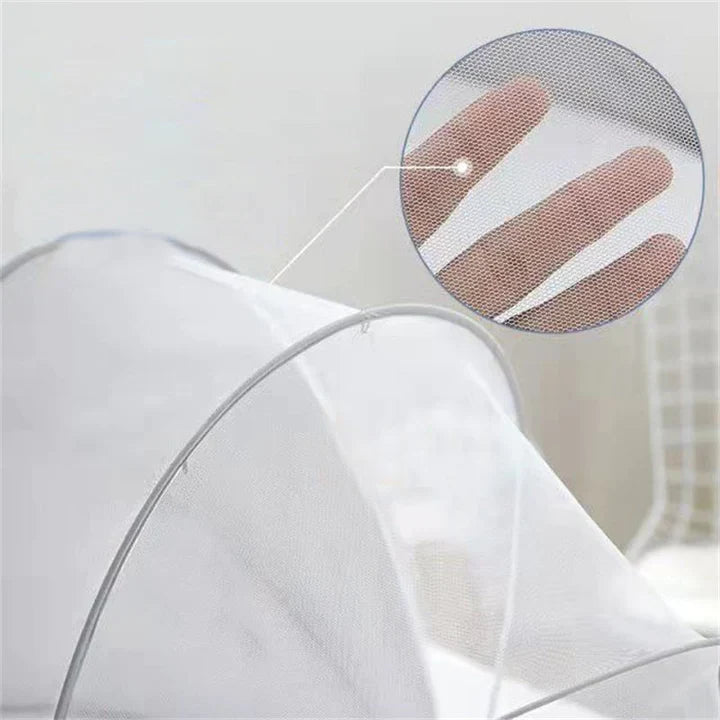Moustiquaire Lit Bébé Maille Serrée Face Opaque Pliable 2 sec 6 Modèles – TrioNest™