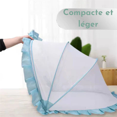 Moustiquaire Lit Bébé Maille Serrée Face Opaque Pliable 2 sec 6 Modèles – TrioNest™