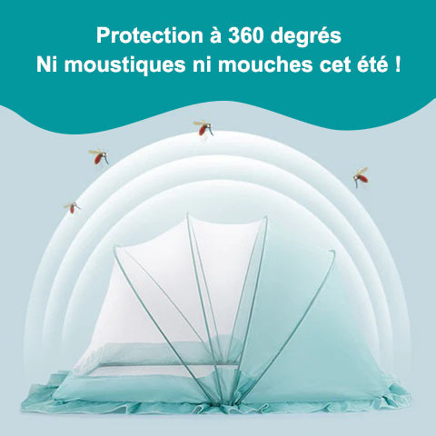 Moustiquaire Lit Bébé Maille Serrée Face Opaque Pliable 2 sec 6 Modèles – TrioNest™