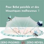 Moustiquaire Lit Bébé Maille Serrée Face Opaque Pliable 2 sec 6 Modèles – TrioNest™
