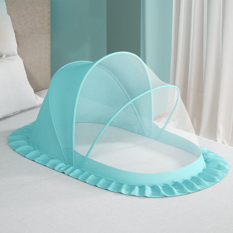 Moustiquaire Lit Bébé Maille Serrée Face Opaque Pliable 2 sec 6 Modèles – TrioNest™