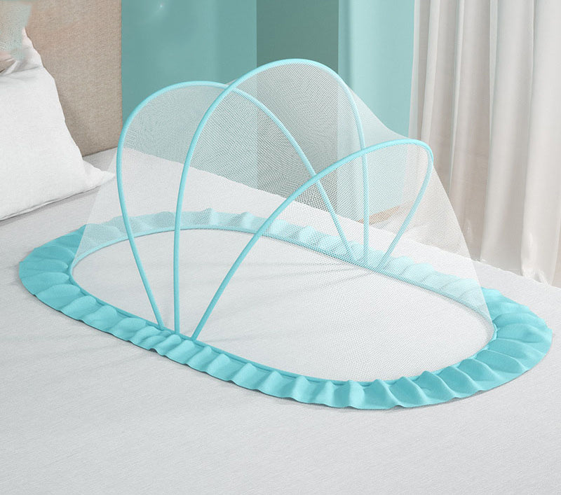 Moustiquaire Lit Bébé Maille Serrée Face Opaque Pliable 2 sec 6 Modèles – TrioNest™