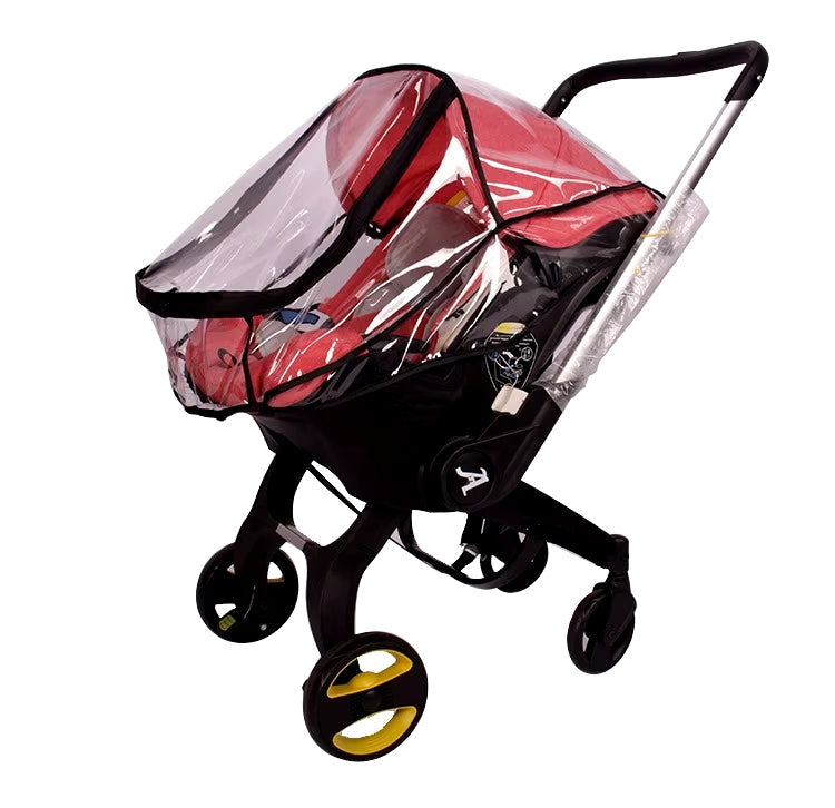 Protège Poussette Universel – Housse de Pluie Transparente pour Poussette | TrioNest™