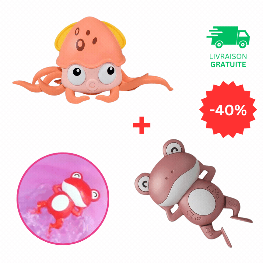 Jouet Pieuvre Rampante Octobot – LED, Sons, Bain & Sol, 8 Tentacules | TrioNest™