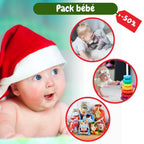 Baby-Elefant Versteckspiel-Set + Regenbogenrad + Geschenktaschen – TrioNest™