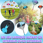 Parachute à Lancer pour Enfants – Nylon Résistant, 48 cm, Motricité, Extérieur | TrioNest™