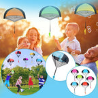 Parachute à Lancer pour Enfants – Nylon Résistant, 48 cm, Motricité, Extérieur | TrioNest™