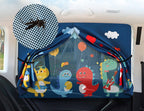Pare-Soleil Voiture pour Bébé | TrioNest™ – Anti-UV, Moustiquaire Intégrée, 68x50 cm, 150 g, 6 Styles