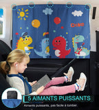 Pare-Soleil Voiture pour Bébé | TrioNest™ – Anti-UV, Moustiquaire Intégrée, 68x50 cm, 150 g, 6 Styles