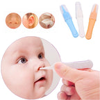 Pince de Nettoyage pour Bébé – Nez, Oreilles, Yeux & Nombril, Embout Rond, Plastique ABS, Couvercle Hygiénique | NasoCare by TrioNest™