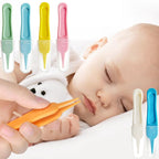 Pince de Nettoyage pour Bébé – Nez, Oreilles, Yeux & Nombril, Embout Rond, Plastique ABS, Couvercle Hygiénique | NasoCare by TrioNest™