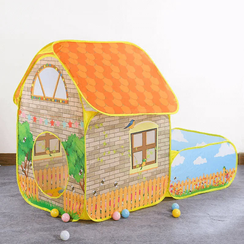 Tente Piscine à Balles Enfant BallNest™ – Anti-Moustiques, Respirante & Pliable Intérieur Extérieur 0-6 Ans | TrioNest™