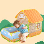 Tente Piscine à Balles Enfant BallNest™ – Anti-Moustiques, Respirante & Pliable Intérieur Extérieur 0-6 Ans | TrioNest™