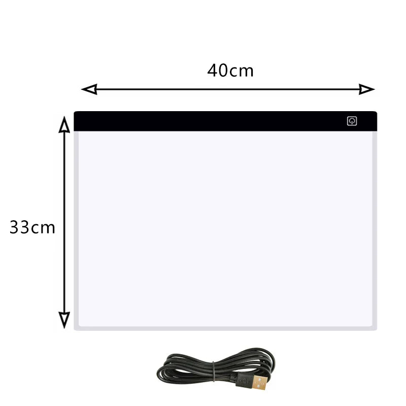 Planche de Dessin LED Lumi'Arty – 3 Modes Éclairage, Protection Oculaire, Sans Surchauffe | TrioNest™