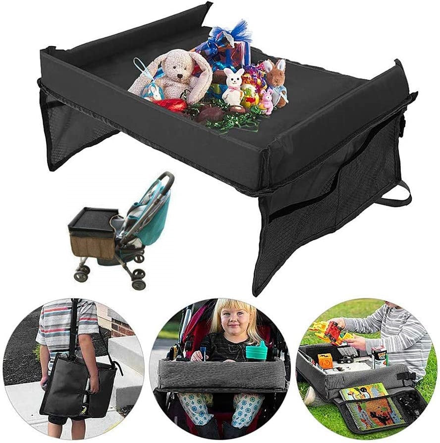 Plateau de Voyage Enfant Pliable – Tablette Voiture Siège Auto, Poussette & Train | TrioNest™